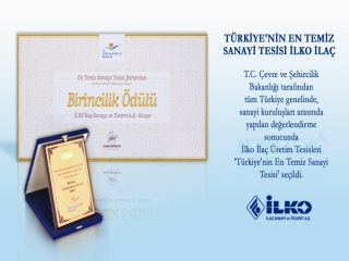 Türkiye'nin En Temiz Sanayi Tesisi